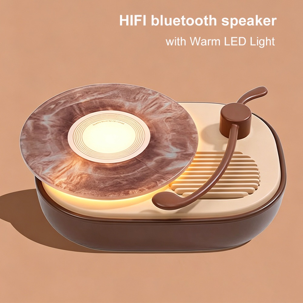 Home Office Amazon - Giradischi Retrò con Altoparlante Bluetooth e