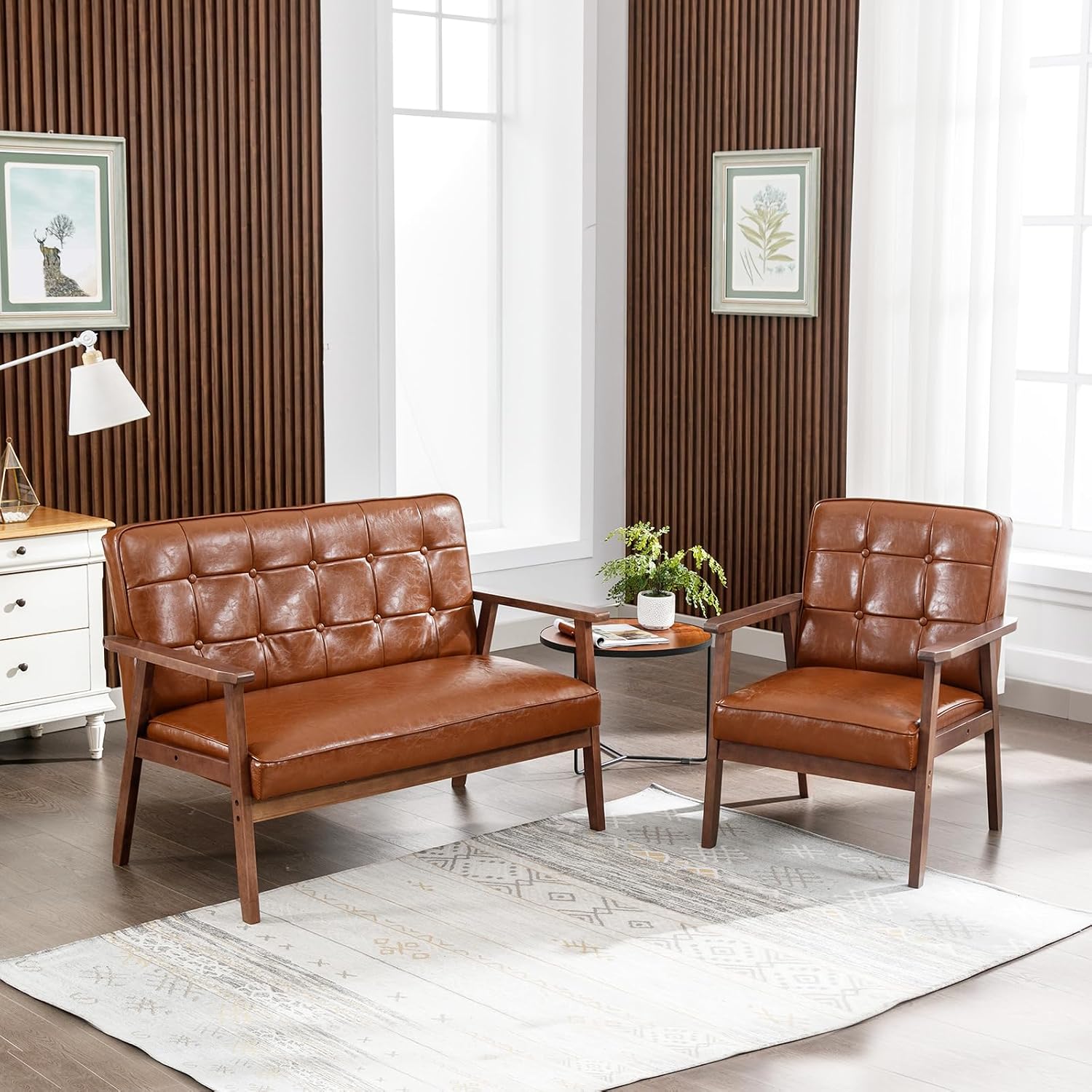 Home Office Furniture Sets - Set Divano a Due Posti in