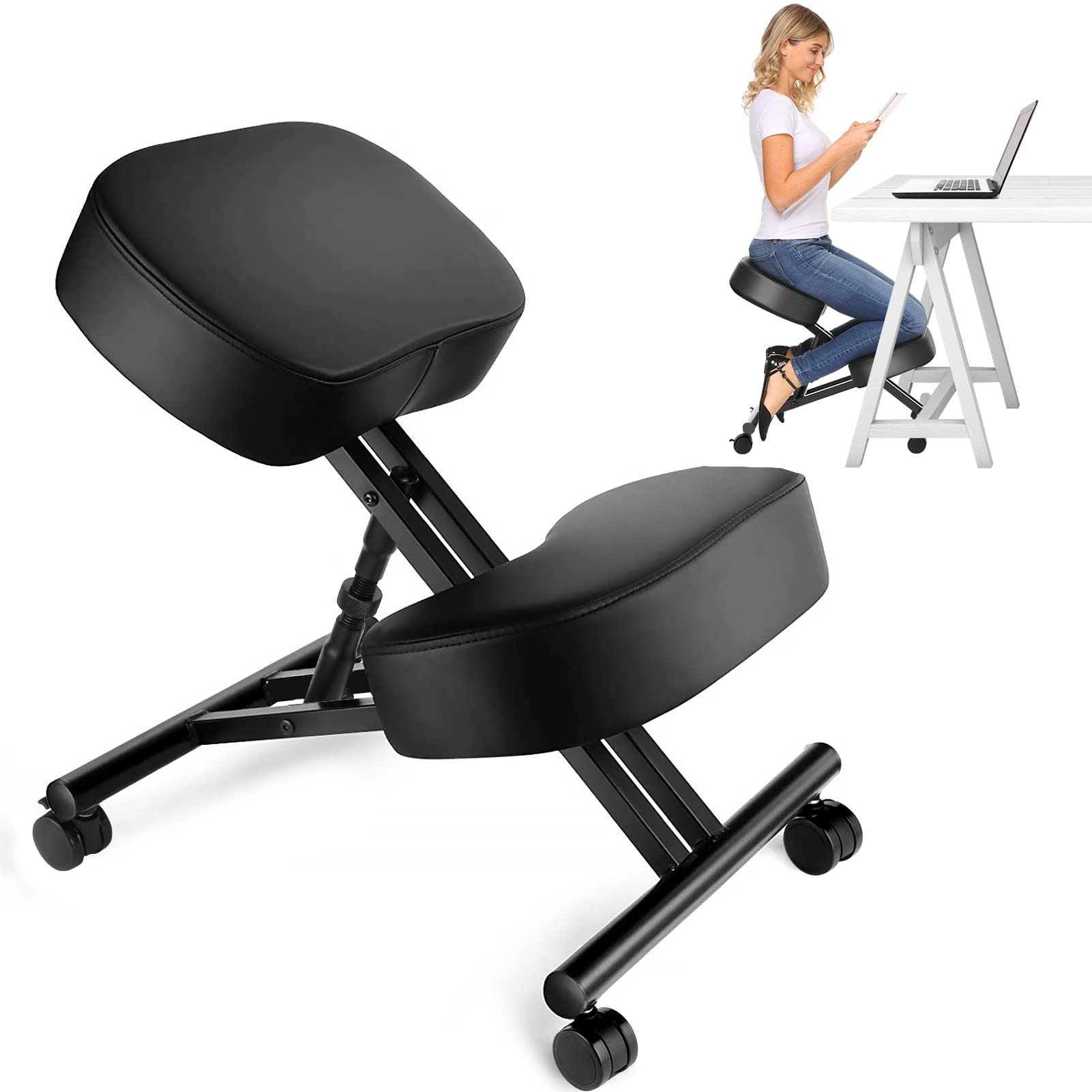 Home Office Chair - Sedia Ergonomica Inclinabile per Ufficio, Sgabello