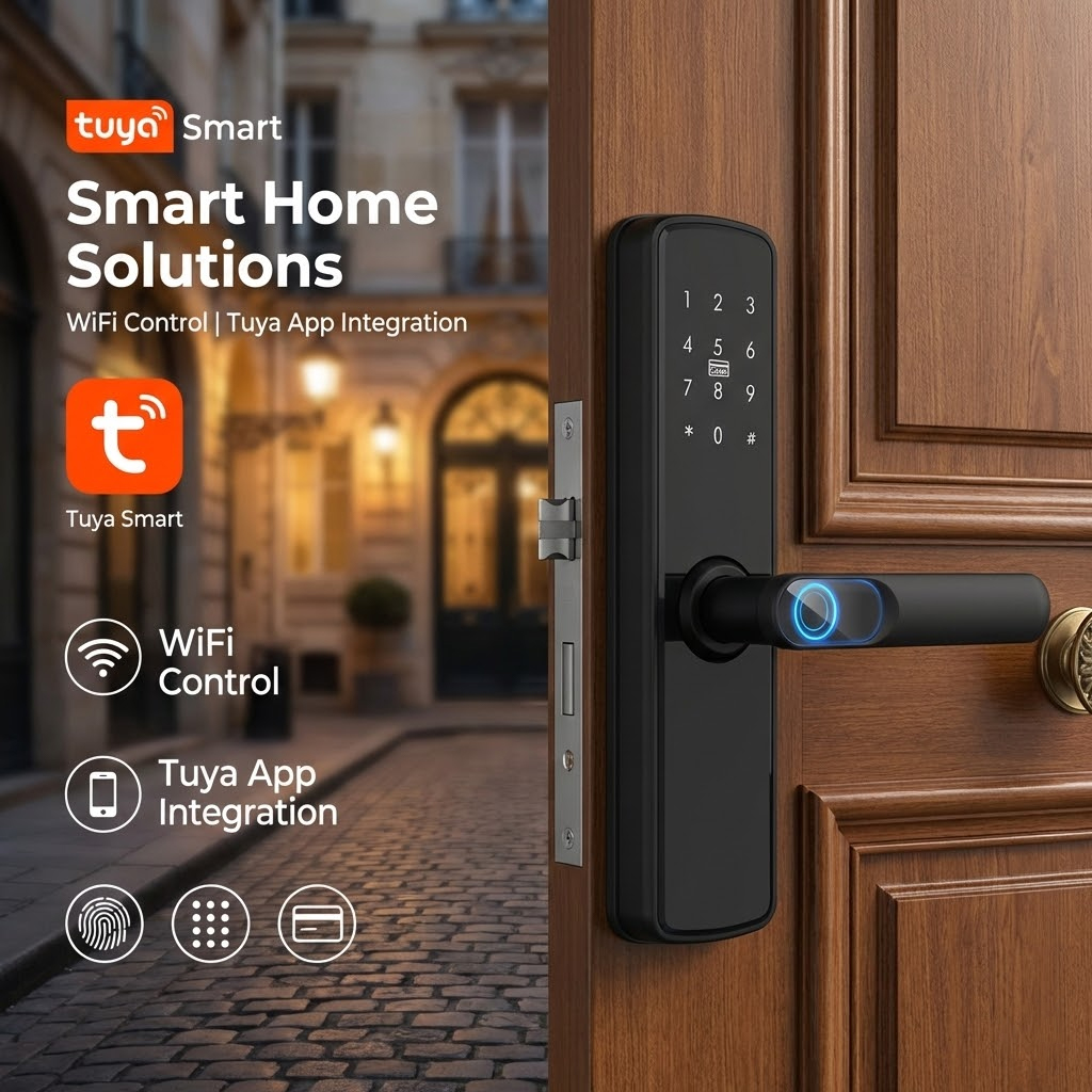 Home Office Immigration - Serratura Intelligente TUYA WIFI con Impronta