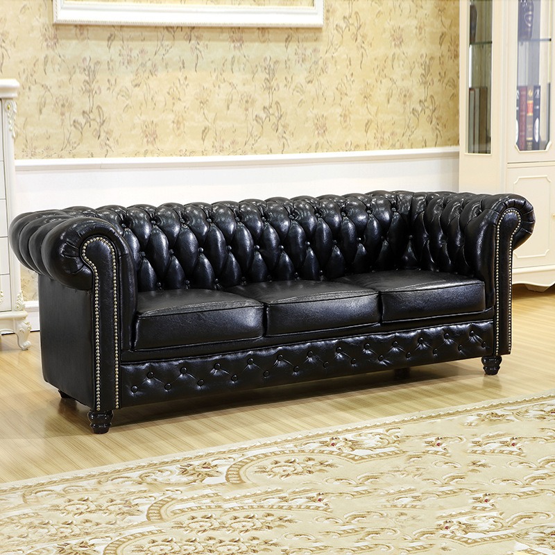 Home Office Furniture Sets - Set di Divani Chesterfield Classici in