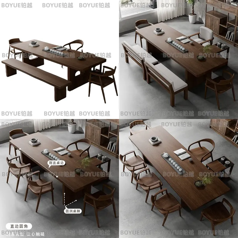 Home Office Furniture Sets - Set Tavolo da Tè in Legno