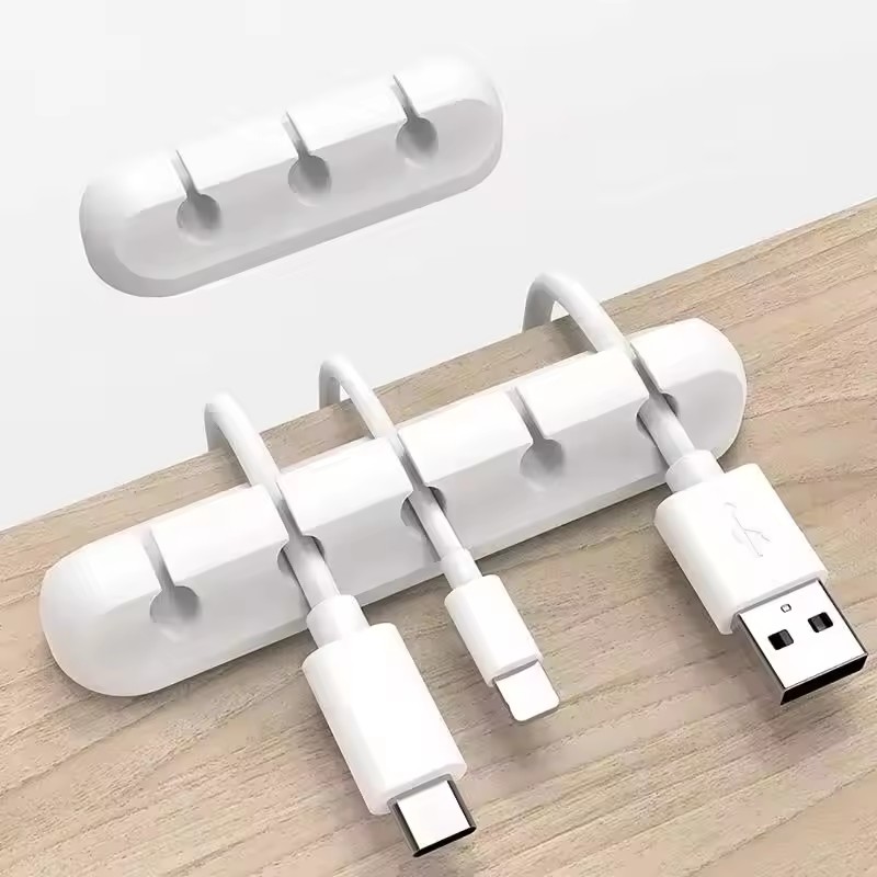 Home Office Desks - Clip in silicone per cavi USB,