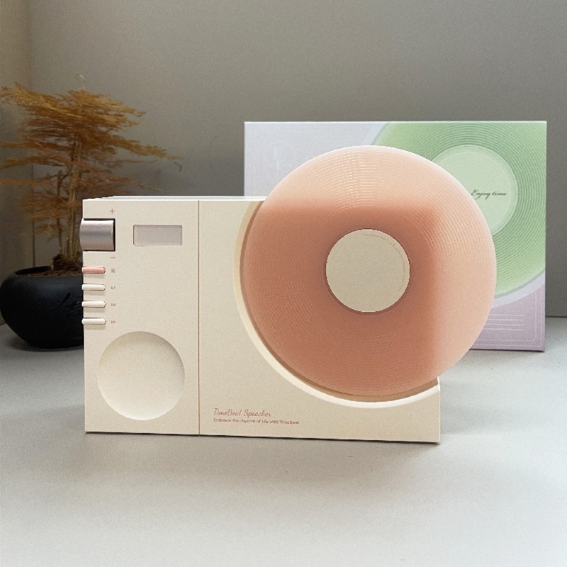 Home Office Amazon - Altoparlante Bluetooth Stile Giradischi Vintage, Speaker