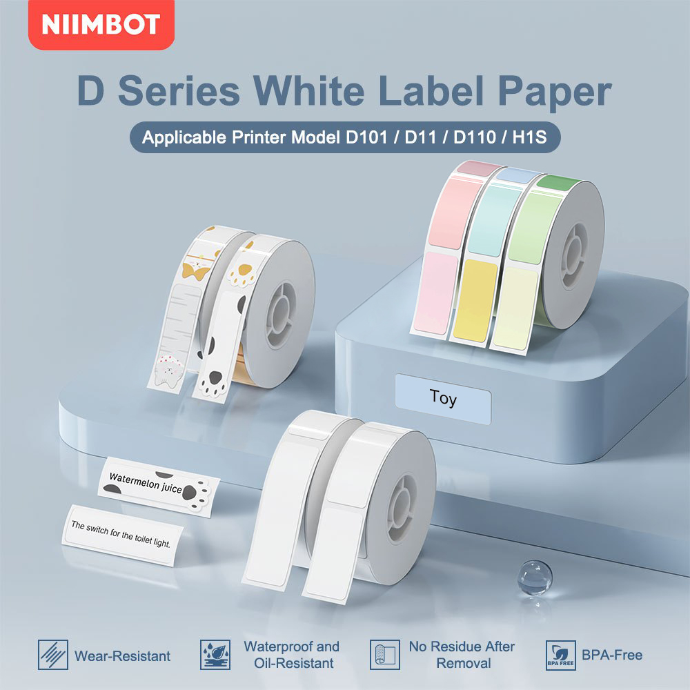 Label Maker Machine - Niimbot D110 Rotolo di carta per
