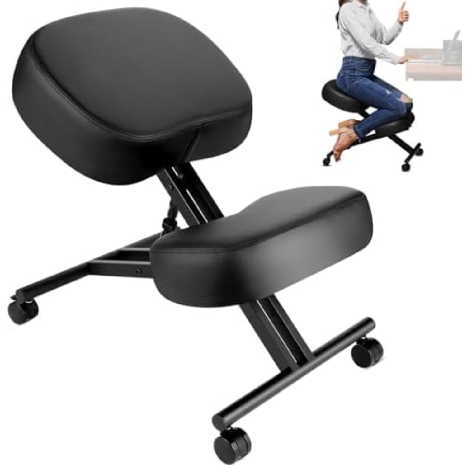 Home Office Chair - Sedia Ergonomica per Meditazione, Regolabile in