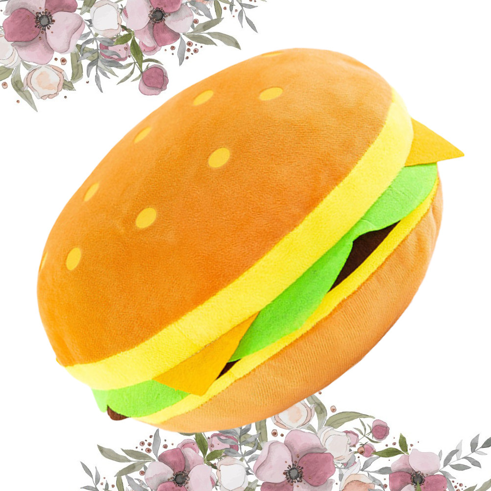 Home Office Cozy - Cuscino Imbottito Stile Hamburger Unico 30Cm,