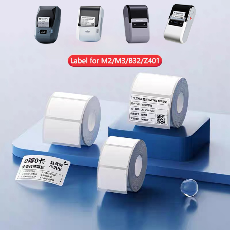 Label Maker Machine - Niimbot M2/M3/B32/Z401 Carta per etichette bianca