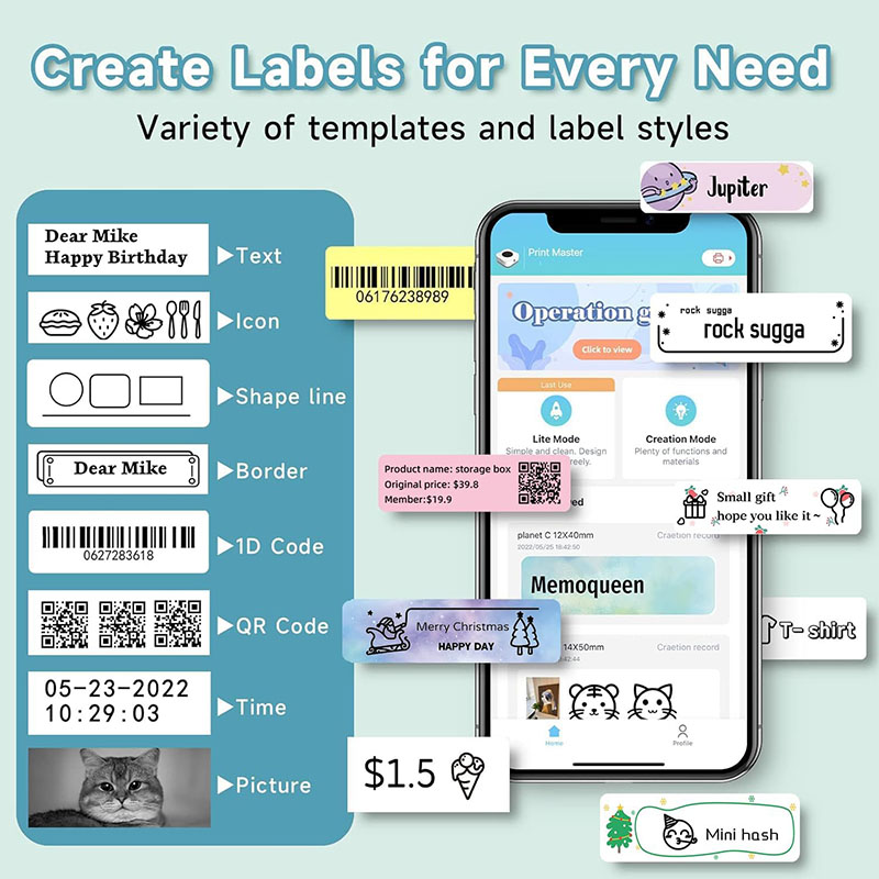 Etichette adesive per stampant - Label Maker Machine recensione e prezzo