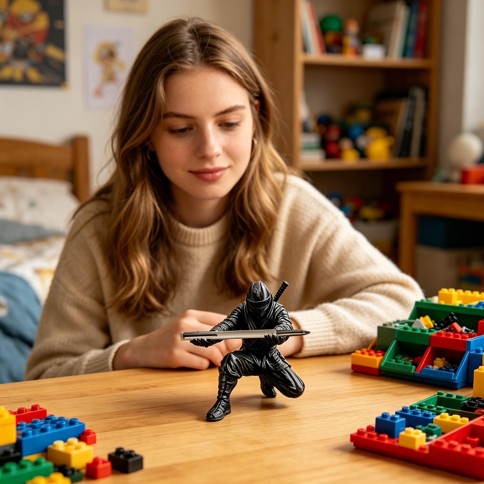 Portapenne 3D a forma di ninja - Home Office Freelancer recensione e prezzo