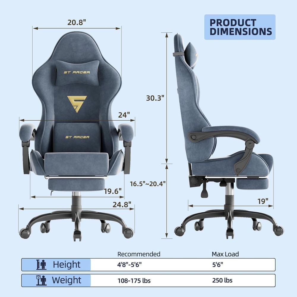 Sedia da Gaming Ergonomica con - Home Office Chair recensione e prezzo